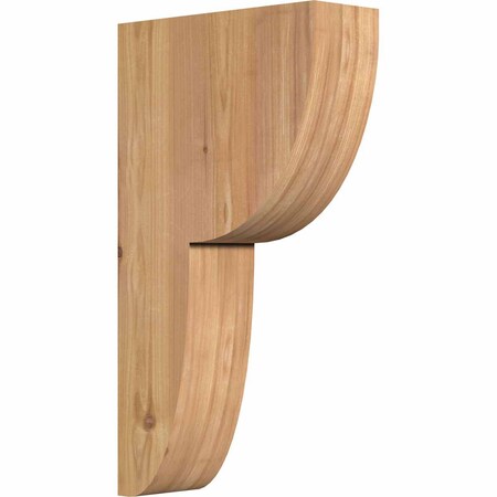 Ekena Millwork Crestline Smooth Corbel, Western Red Cedar, 3 1/2"W x 10"D x 18"H COR04X10X18CRE00SWR
